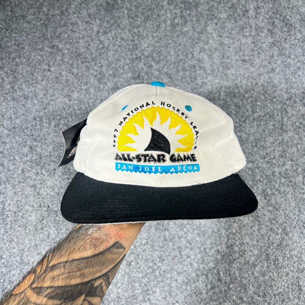 Vintage 1997 NHL All Star Game San Jose Arena Snapback Hat NWT